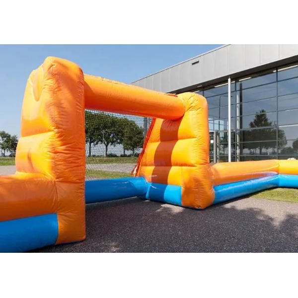 Voetbalveld / Voetbalboarding Oranje/Blauw Voetbalveld / Voetbalboarding Oranje/Blauw